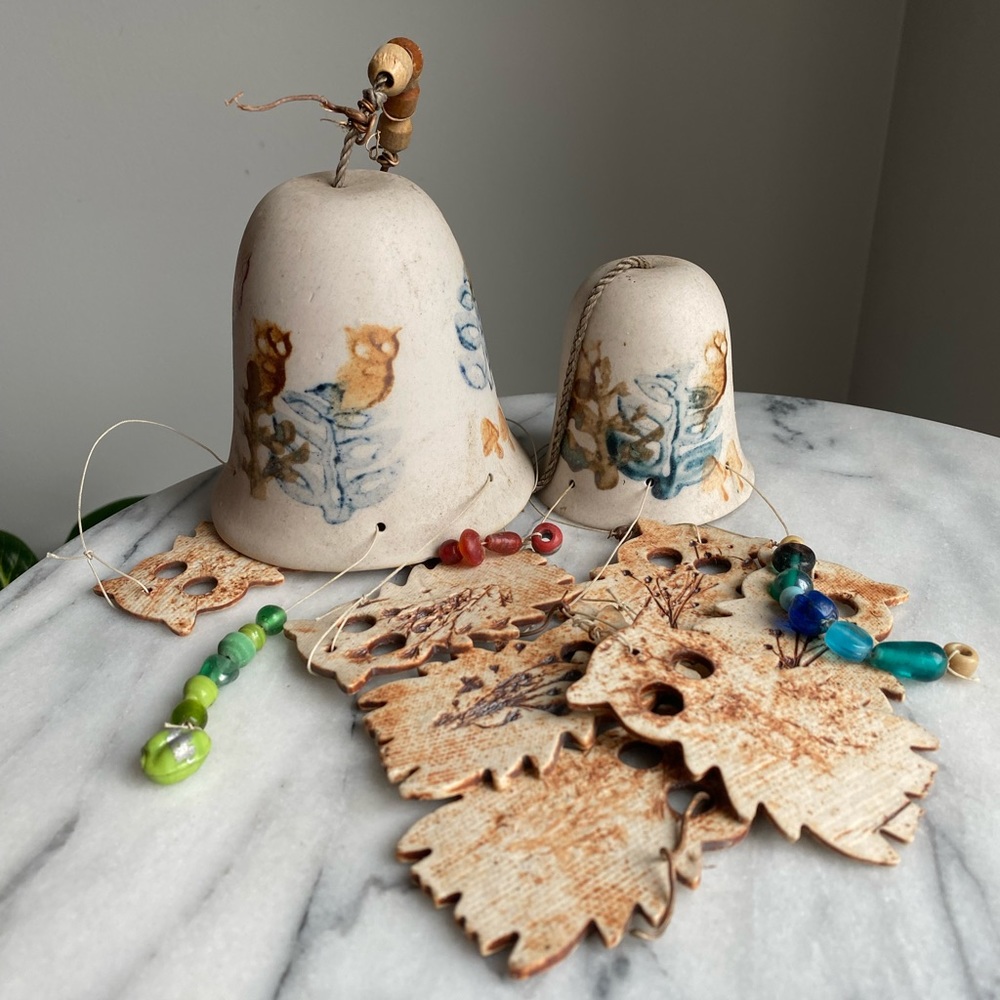 Windchimes - owl theme, garden decor